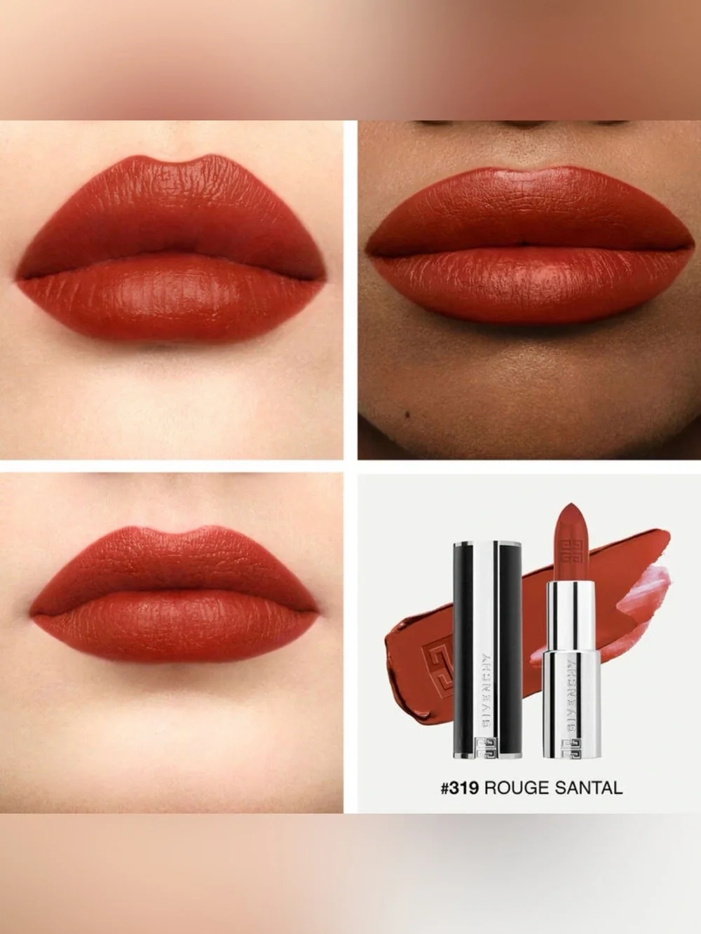 Givenchy NEW Le Rouge Interdit Lipstick Intense Silk MSRP $48